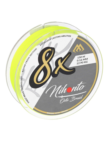 Plecionka Mikado Nihonto OCTA BRAID 8X 150m Fluo – 0.18mm MIKADO - 2