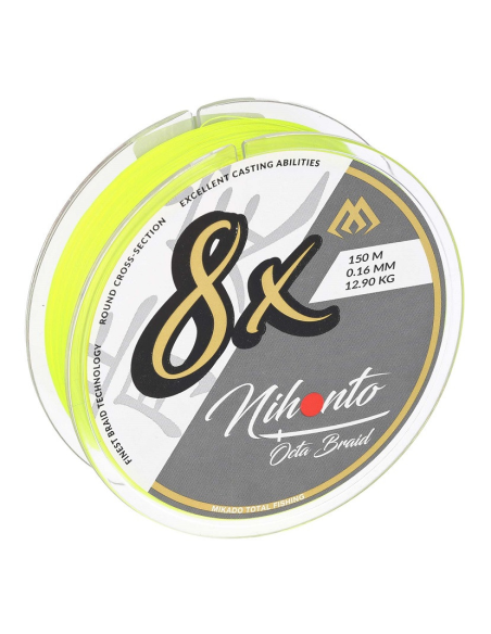Plecionka Mikado Nihonto OCTA BRAID 8X 150m Fluo – 0.18mm MIKADO - 2