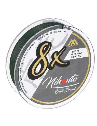 Plecionka Mikado Nihonto OCTA BRAID 8X 150m zielona – 0.18mm MIKADO - 2