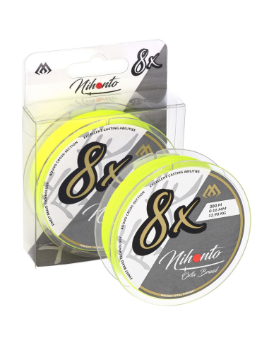 Plecionka Mikado NIHONTO OCTA BRAID Fluo 8x 300m - 0.08mm