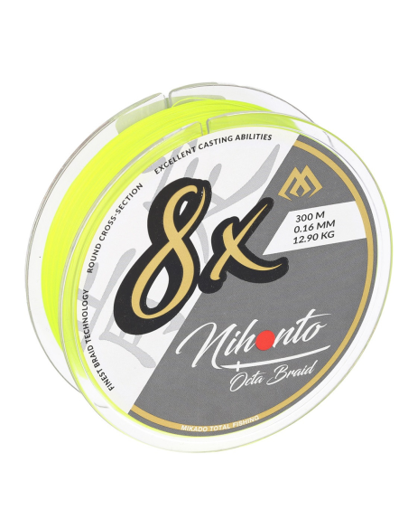 Plecionka Mikado NIHONTO OCTA BRAID Fluo 8x 300m - 0.10mm MIKADO - 2
