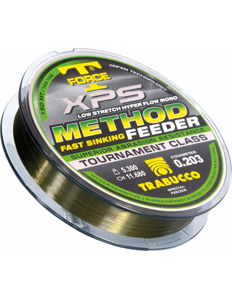 ŻYŁKA TRABUCCO T-FORCE XPS  METHOD FEEDER 0,221mm 150m TRABUCCO - 2