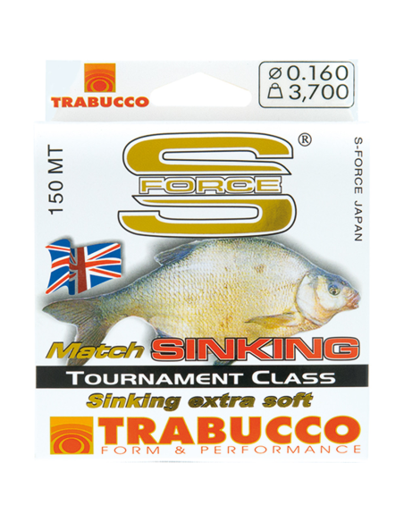 ŻYŁKA TRABUCCO S-FORCE MATCH SINKING 0,160mm 150m TRABUCCO - 3