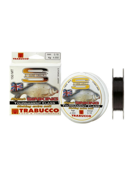 ŻYŁKA TRABUCCO S-FORCE MATCH SINKING 0,200mm 150m TRABUCCO - 1