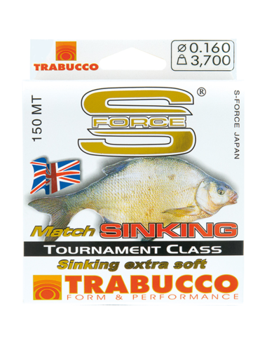 ŻYŁKA TRABUCCO S-FORCE MATCH SINKING 0,200mm 150m TRABUCCO - 3