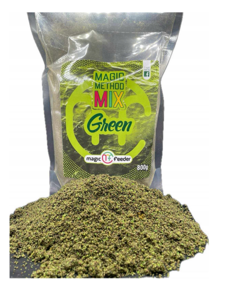 Zanęta Magic Feeder Method Mix Green 800g MAGIC FEEDER - 1