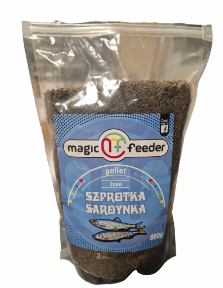 Pellet Magic Feeder Szprotka Sardynka 2mm 800g MAGIC FEEDER - 1