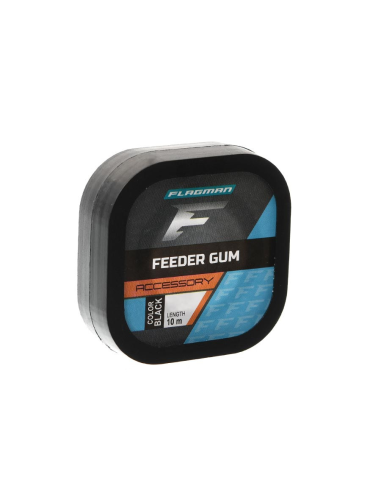 Amortyzator Flagman Feeder Gum Black 0.6mm 10m