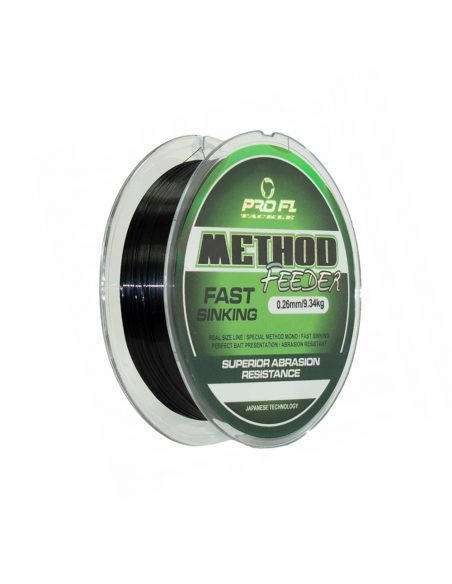 Żyłka Method Feeder FL Czarna 150m 0.26mm  - 1