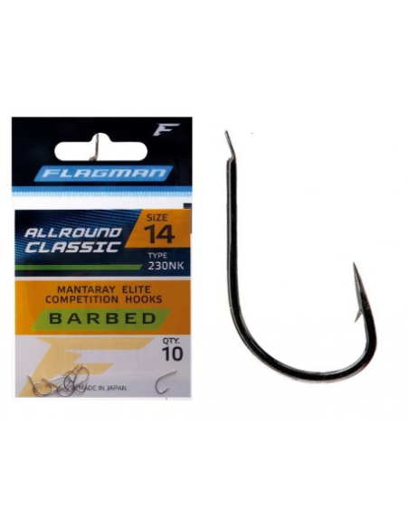 Haczyki Flagman Mantaray All Round Classic r.12 FLAGMAN - 1 Haczyki Flagman Mantaray All Round Classic r.12 FLAGMAN - 1