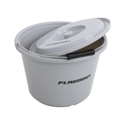 Wiadro z pokrywą Flagman 12L FLAGMAN - 1