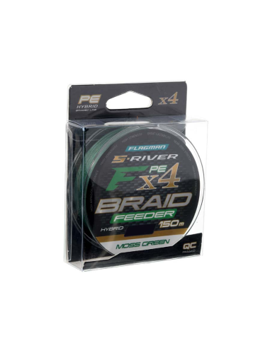 Plecionka Flagman PE Hybrid F4 Moss Green 0.14mm FLAGMAN - 2