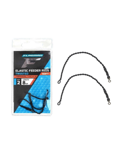 Skrętka Amortyzator z Feeder Gum Flagman SOFT 2szt 8cm FLAGMAN - 1