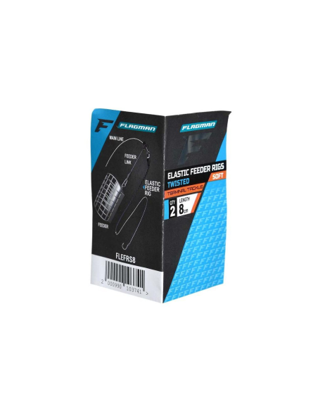 Skrętka Amortyzator z Feeder Gum Flagman SOFT 2szt 8cm FLAGMAN - 2