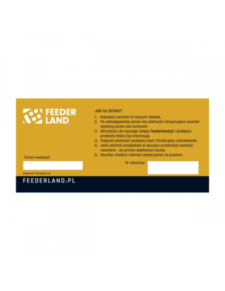 Karta Podarunkowa FEEDERLAND.PL 50zł FEEDERLAND - 2