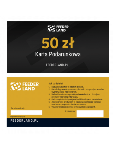 Karta Podarunkowa FEEDERLAND.PL 50zł FEEDERLAND - 3