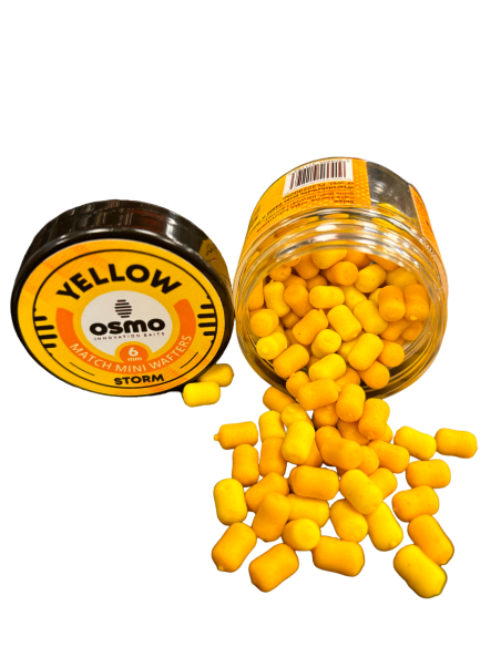 Osmo Mini  Wafters - Yellow STORM 6mm OSMO INNOVATION BAITS - 2 Osmo Mini  Wafters - Yellow STORM 6mm OSMO INNOVATION BAITS - 2