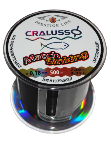 Żyłka CRALUSSO Prestige QSP Match Sinking 0,16mm / 500m