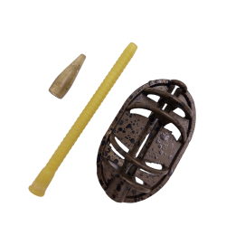 Koszyk Method Feeder In Line Dura Flat Xlarge 40g  - 1 2