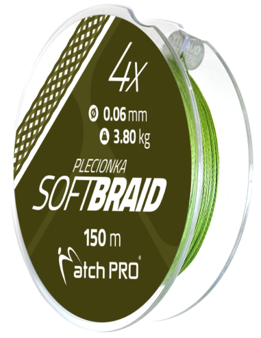 Plecionka TEAM SOFT BRAID MatchPro X4 150m 0,14mm