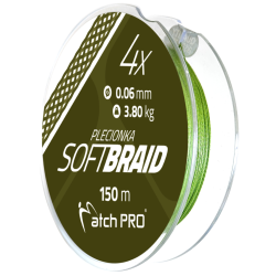Plecionka TEAM SOFT BRAID MatchPro X4 150m 0,08mm MatchPRO - 1