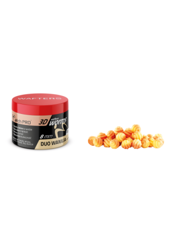 Wafters MATCHPRO Worms 3D Duo VANILLE  8mm 20g