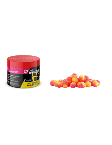 Wafters MATCHPRO Worms 3D Duo SWEETCORN  8mm 20g