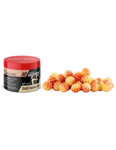 Wafters MATCHPRO Worms 3D Duo VANILLE  12mm 20g