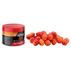 Wafters MATCHPRO Worms 3D Duo STRAWBERRY 12mm 20g MatchPRO - 1