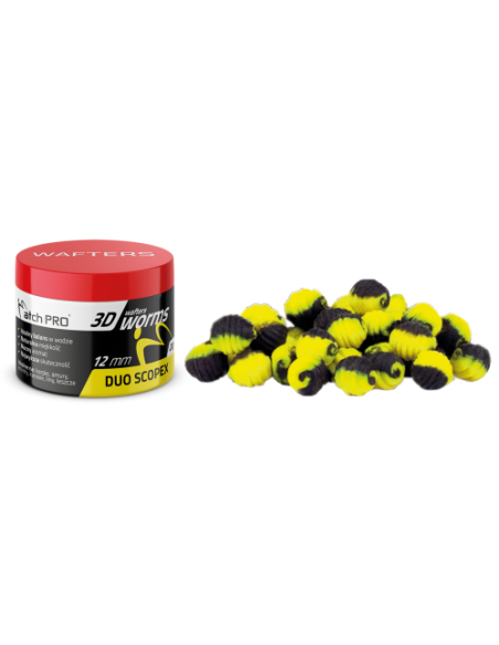 Wafters MATCHPRO Worms 3D Duo Scopex 12mm 20g MatchPRO - 1 Wafters MATCHPRO Worms 3D Duo Scopex 12mm 20g MatchPRO - 1