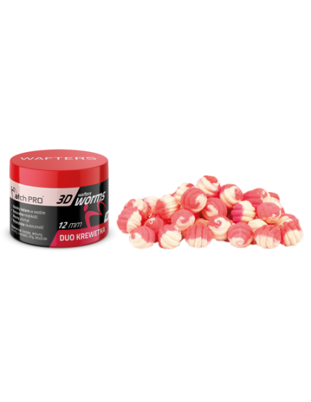 Wafters MATCHPRO Worms 3D Duo Krewetka 12mm 20g MatchPRO - 1