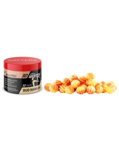 Wafters MATCHPRO Worms 3D Duo VANILLE  10mm 20g