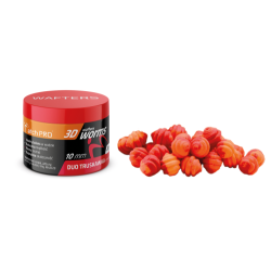 Wafters MATCHPRO Worms 3D Duo STRAWBERRY 10mm 20g MatchPRO - 1