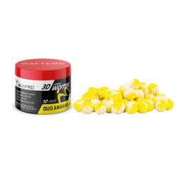 Wafters MATCHPRO Worms 3D Duo PINEAPPLE 10mm 20g MatchPRO - 1