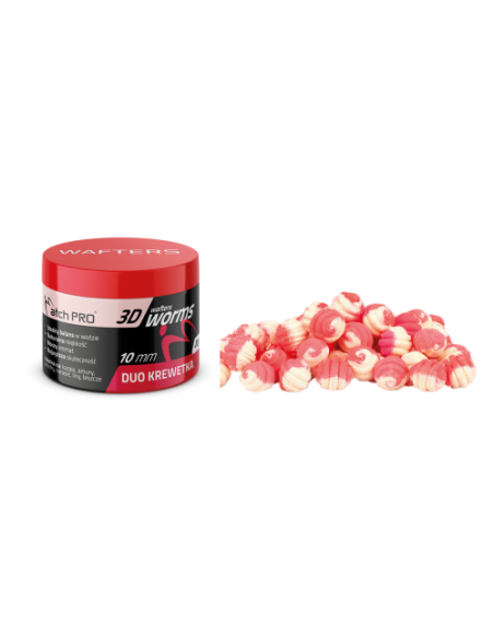Wafters MATCHPRO Worms 3D Duo Krewetka 10mm 20g MatchPRO - 1