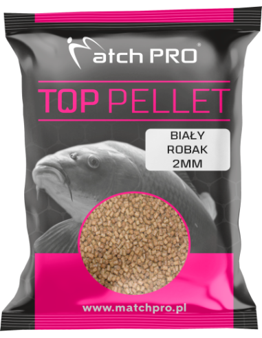 Pellet MATCHPRO DUO BIAŁY ROBAK 2mm 700g