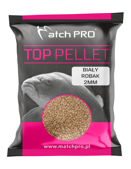 Pellet MATCHPRO DUO BIAŁY ROBAK 2mm 700g MatchPRO - 1