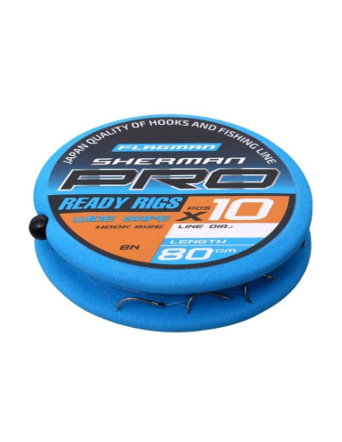 Gotowe przypony Flagman Sherman Wide Gape Ready 14 FLAGMAN - 2