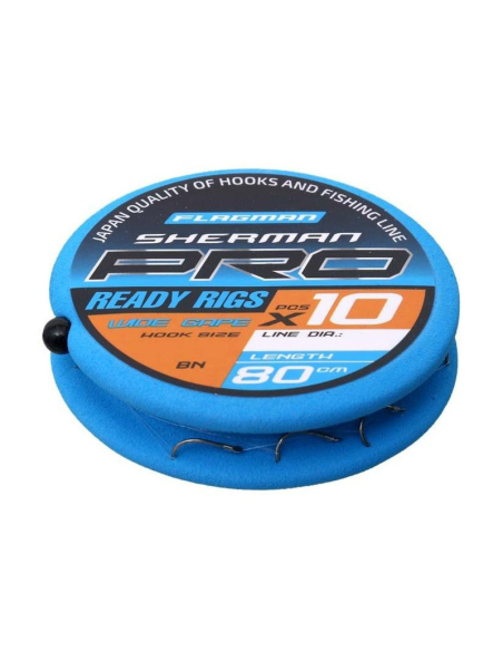 Gotowe przypony Flagman Sherman Wide Gape Ready 14 FLAGMAN - 2