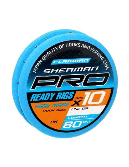 Gotowe przypony Flagman Sherman Wide Gape Ready 16 FLAGMAN - 1