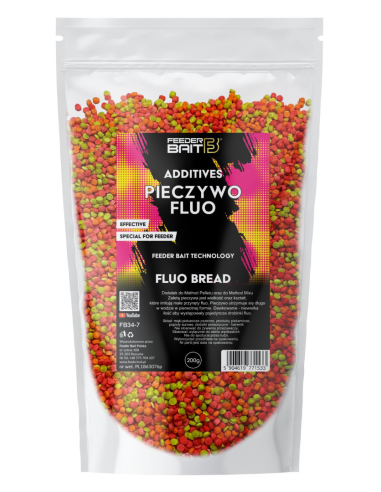 Feeder Bait  - Dodatek Pieczywo Fluo 200g