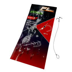 Gotowe Przypony METHOD do Metody Feeder Na Plecionce Z Igłą rozm. 8  - 1