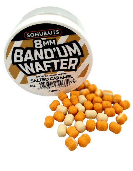 Sonubaits Band'Um Wafters 8mm - Salted Caramel SONUBAITS - 1 Sonubaits Band'Um Wafters 8mm - Salted Caramel SONUBAITS - 1