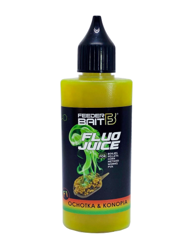 Fluo Juice Feeder Bait - F1 Ochotka Konopie 50ml