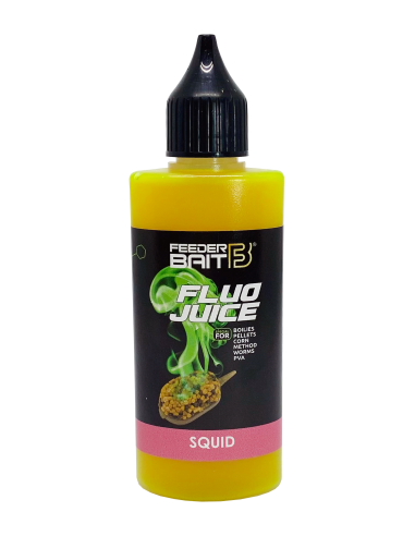 Fluo Juice Feeder Bait - Squid 50ml