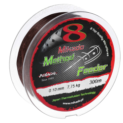 Plecionka Mikado OCTA METHOD FEEDER BRĄZOWA 300m 8x- 0.12mm MIKADO - 1 2