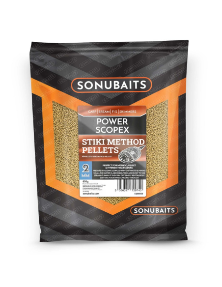 Sonubaits Stiki Method Pellets 2mm - Power Scopex SONUBAITS - 3 Sonubaits Stiki Method Pellets 2mm - Power Scopex SONUBAITS - 3