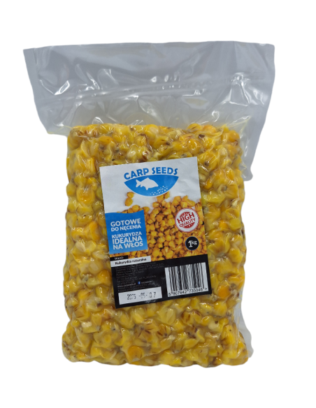 Gotowa Kukurydza naturalna  CARP SEEDS 1kg CARP SEEDS - 1