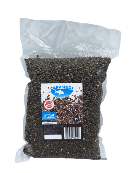 Gotowane Konopie zanętowe CARP SEEDS 1kg CARP SEEDS - 1