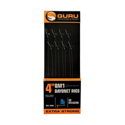 Przypony Guru QM1 Rigs Z Bagnetem 0.19mm 10cm - roz 12 GURU - 1 2